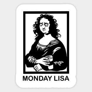 The Monday Lisa Sticker